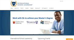 Desktop Screenshot of internationalschoolleadership.com
